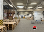 Hallen- und Büroansicht - LAGERFLÄCHE MIT MEISTERBÜRO IN HH-BILLBROOK!