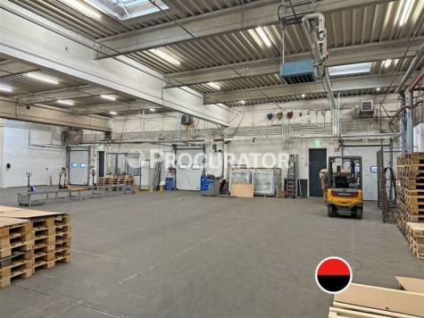Lager auf Rampe | ca. 4.350 m² mit ca. 150 m² Büro | Industriegebiet 24/7, 22113 Hamburg, Halle