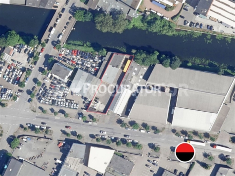 SOLITÄRGRUNDSTÜCK | MIT LAGER & BÜRO | ZENTRAL, 20537 Hamburg, Lager mit Freifläche